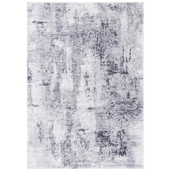 Safavieh 3 x 5 ft. Amelia 700 Power Loomed Rectangle Area Rug Grey & Ivory ALA777F-3 - main